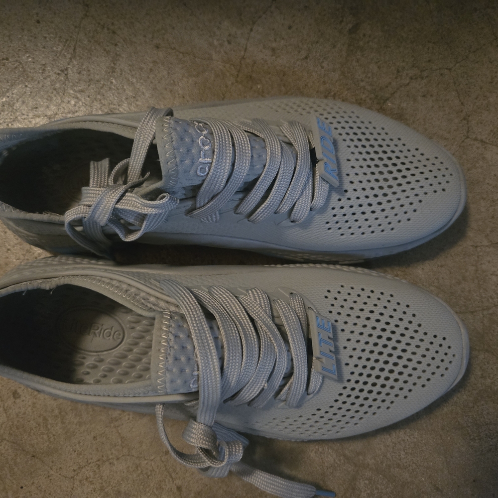 CROCS Light Blue Athletic Shoes